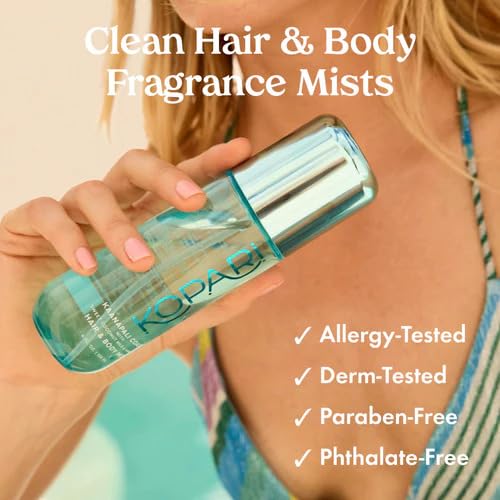 Kopari Kaanapali Coast Mist packaging recyclable highlights eco-friendly, sustainable footprint for conscious shoppers.
