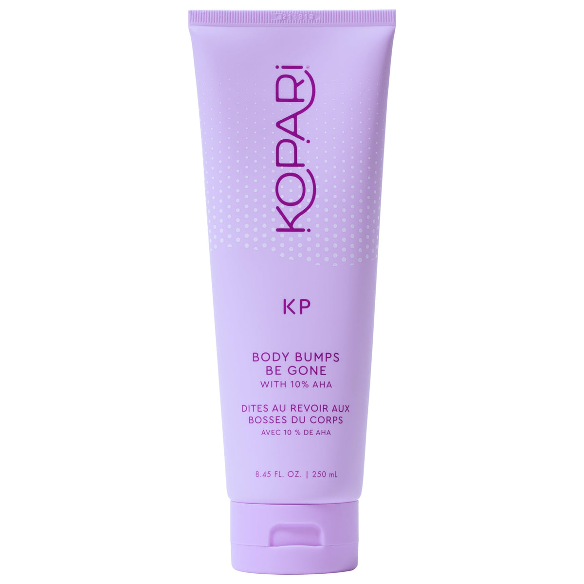 Kopari KP Body Bumps Exfoliator front view shows smooth skin potential