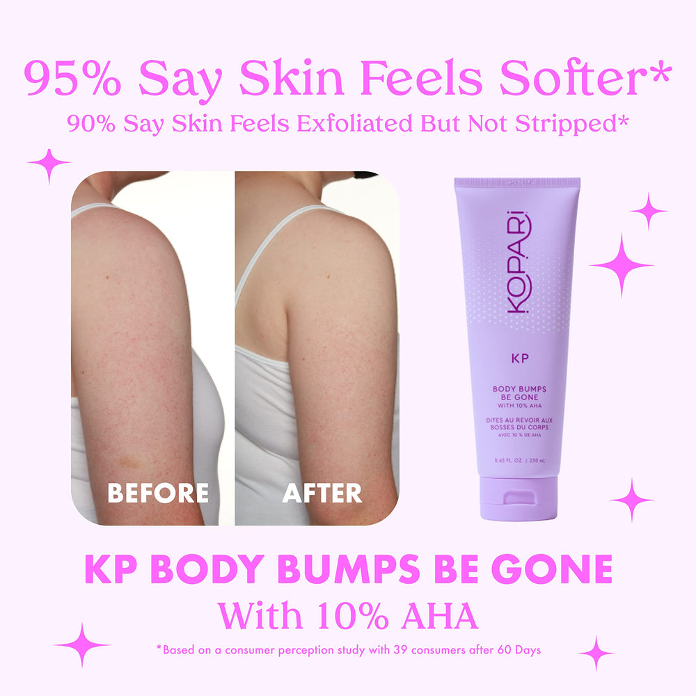 Kopari KP Body Scrub ingredients highlighting green tea and oils