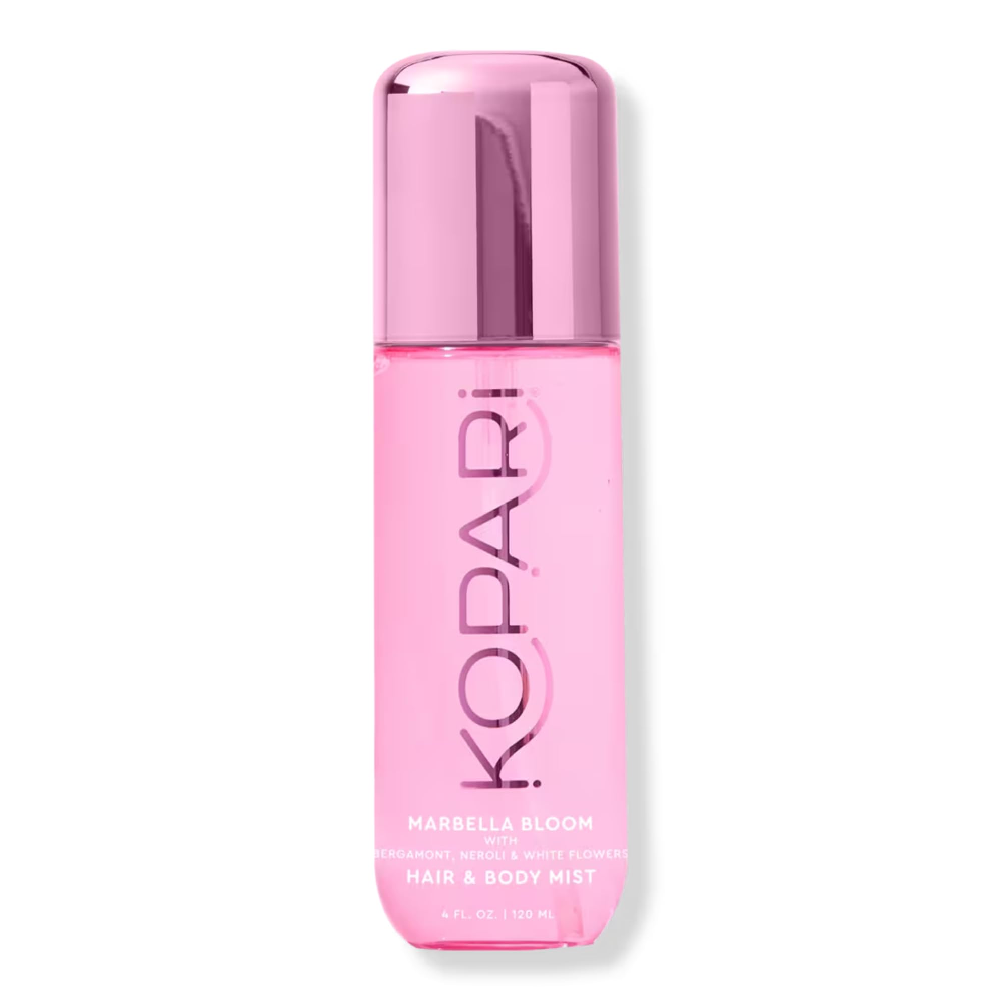 Kopari Marbella Bloom hero bottle shows a bright floral scent for everyday freshness