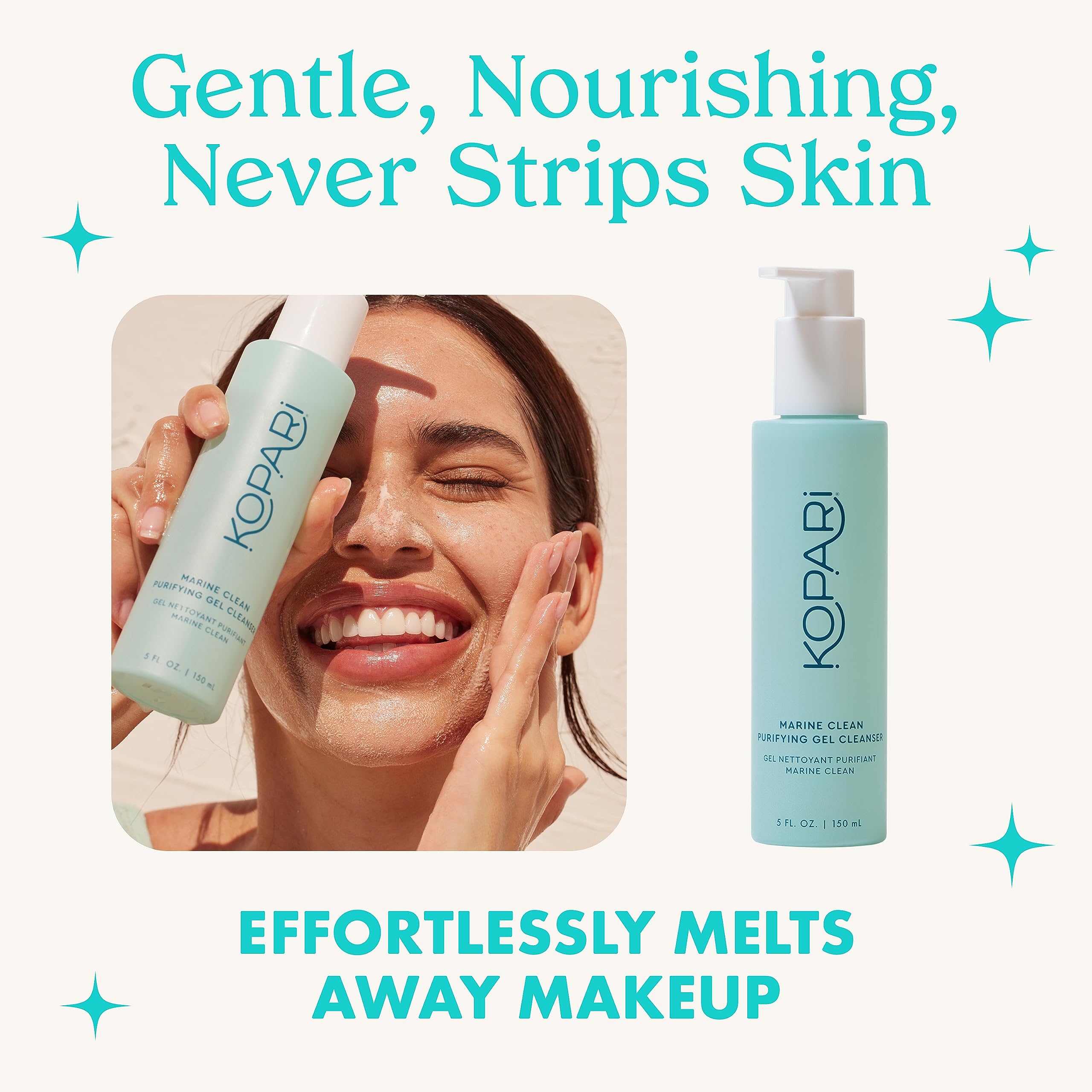 kopari-marine-clean-daily-use-ritual hand-lathered foam demonstrates daily-friendly nourishment.