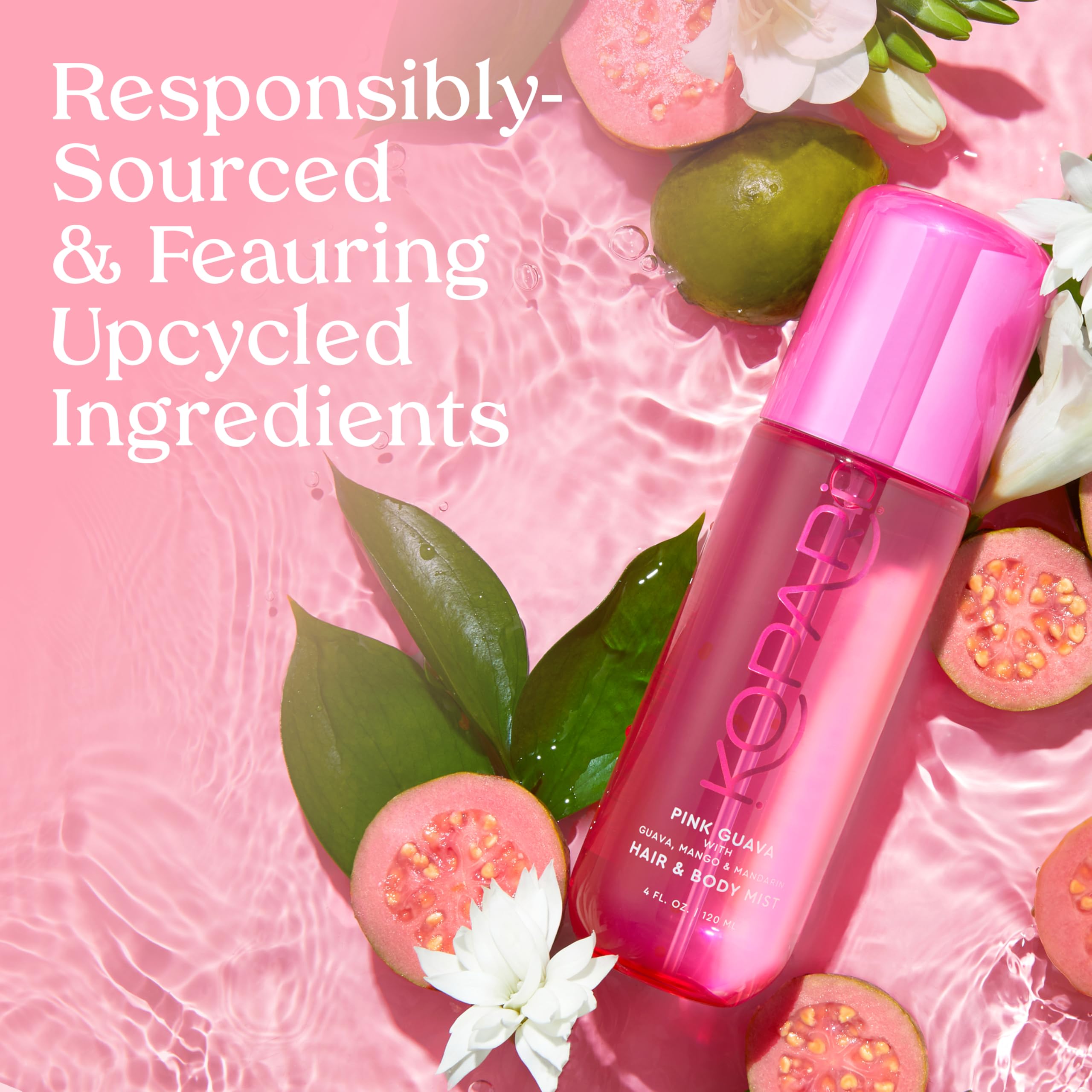Kopari Pink Guava skin application showing quick refreshing moment