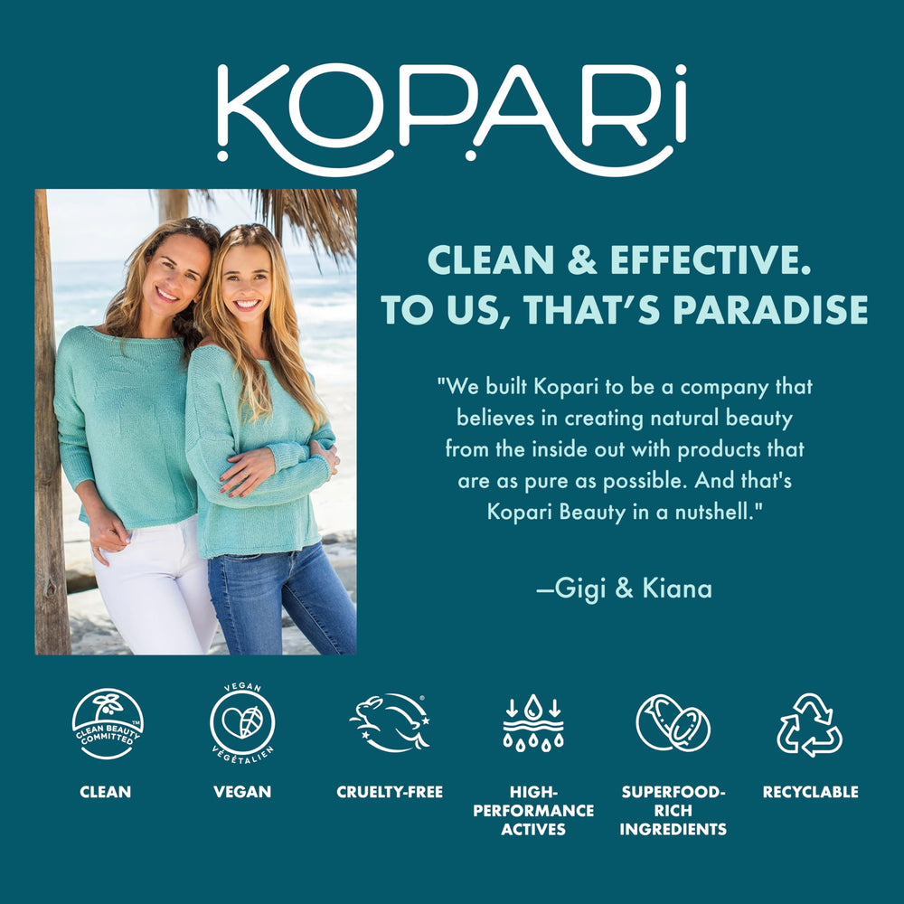 Kopari Pure Protect works on face and body with easy glide application.