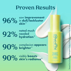Kopari Star Bright Niacinamide cream swirl highlights calming hydration for all skin types.