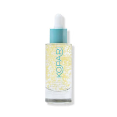 Kopari Star Bright serum packaging highlighting a brightening solution for daily use.