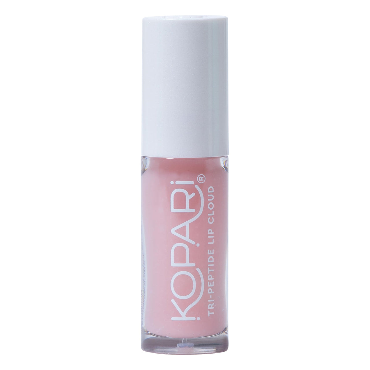 Kopari Tri-Peptide Lip Cloud tube delivers smooth hydration for lips.