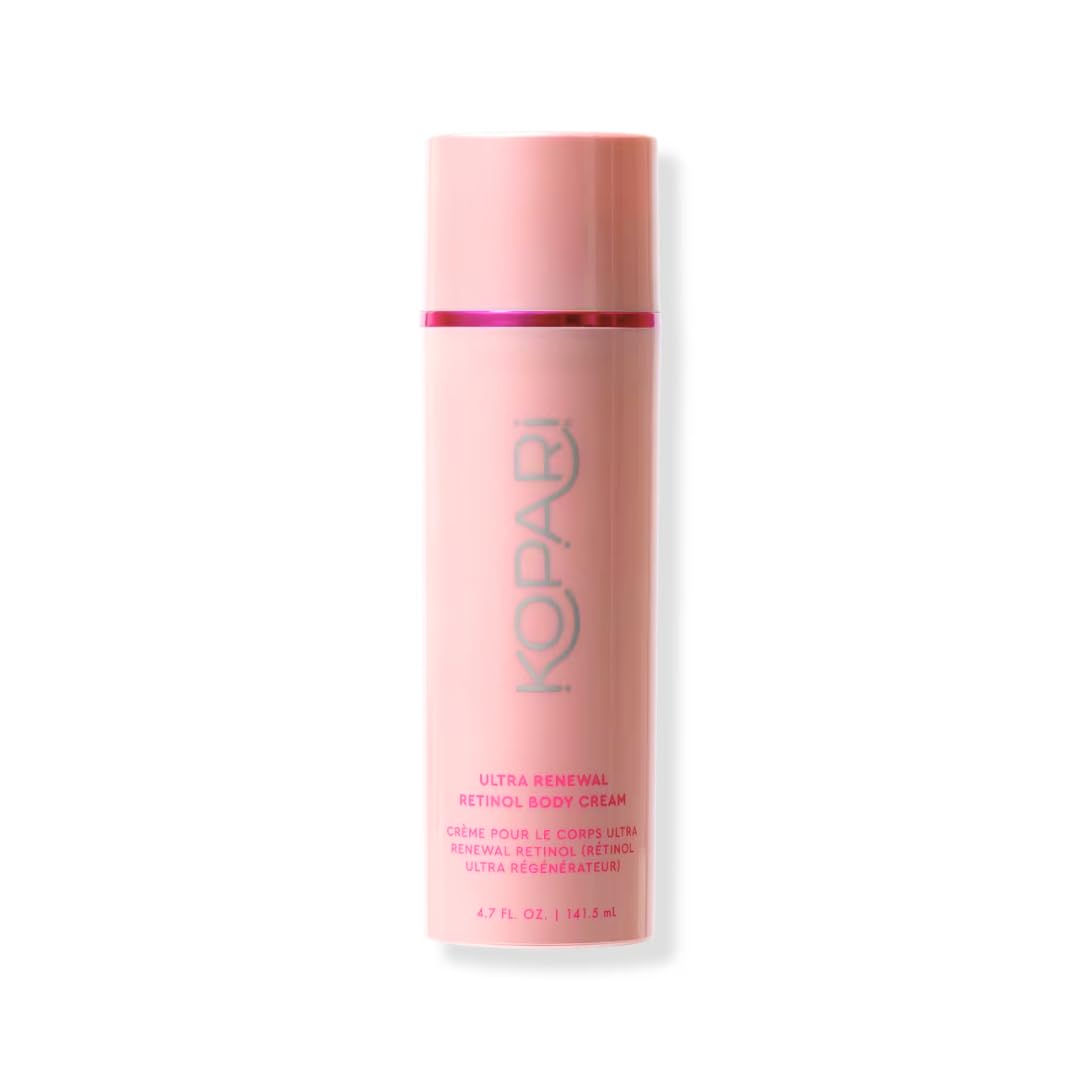 Kopari Ultra Renewal Retinol Body Cream bottle for daily hydration.