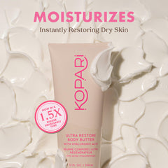 Kopari Ultra Restore hyaluronic acid ingredient detail supports lasting moisture