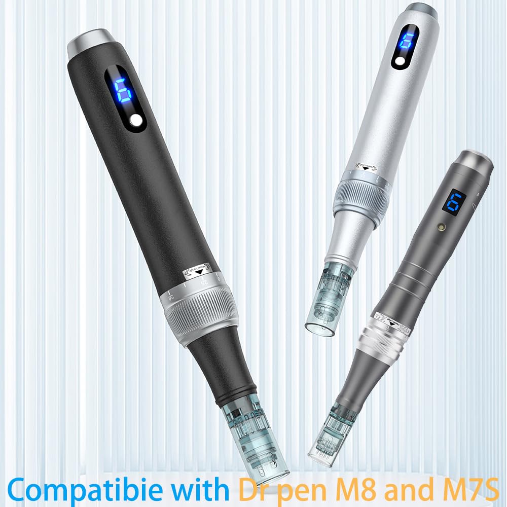kopcesw microneedling-pen cartridge-use image for portable at-home skincare