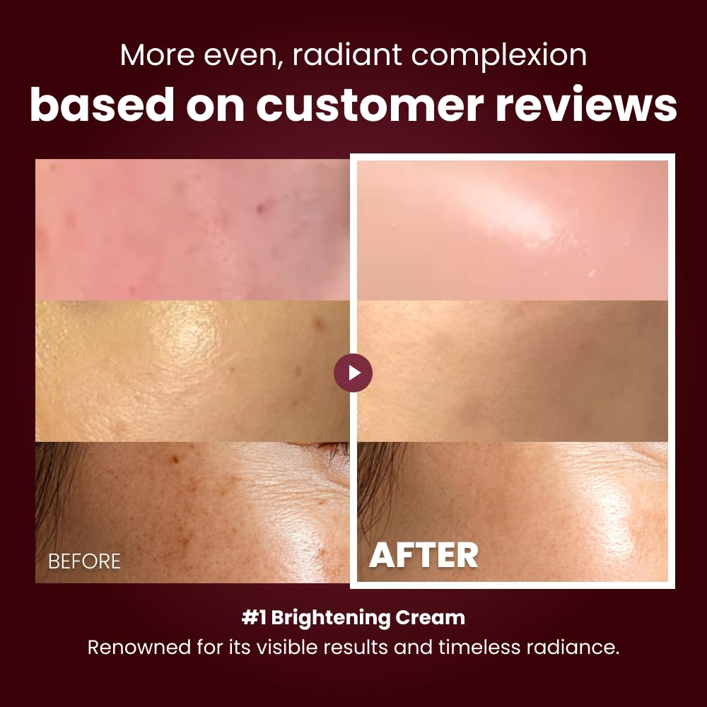 Kopher Curepair Mela Cream 4ever Edition texture swatch—hydrating cream on skin.