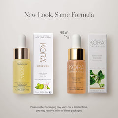 KORA Organics Noni Glow dropper ready for daily nourishment.