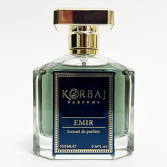 KORBAJ PARFUMS Emir bottle front view for daily confidence boost