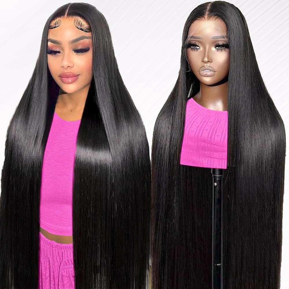 KORENGI 30inch lace-front wig full length with natural movement and seamless parting