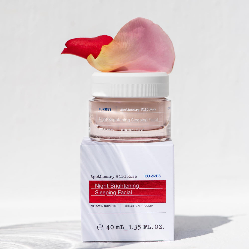 KORRES Dermatologist-tested label highlights safety and suitability for sensitive skin.