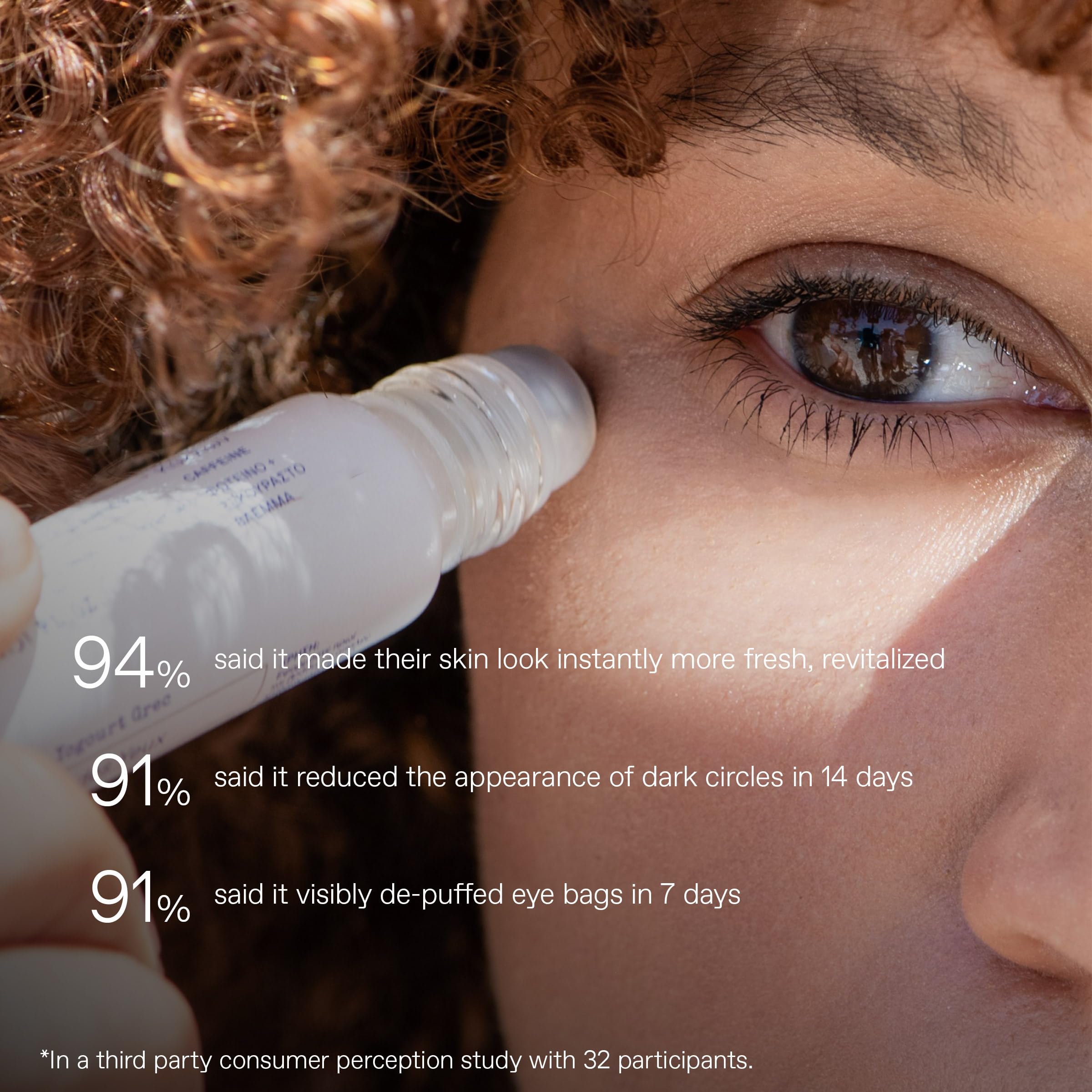 KORRES wide awake eye gel roller-in-motion targets under-eye area