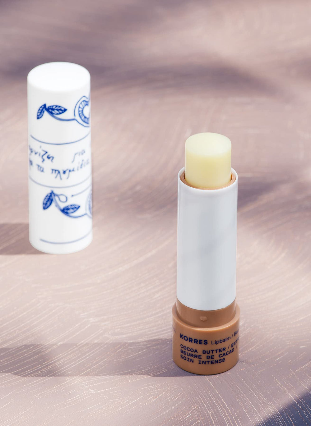 KORRES Lip Butter Stick Apricot Kernel Oil soothes and smooths lips