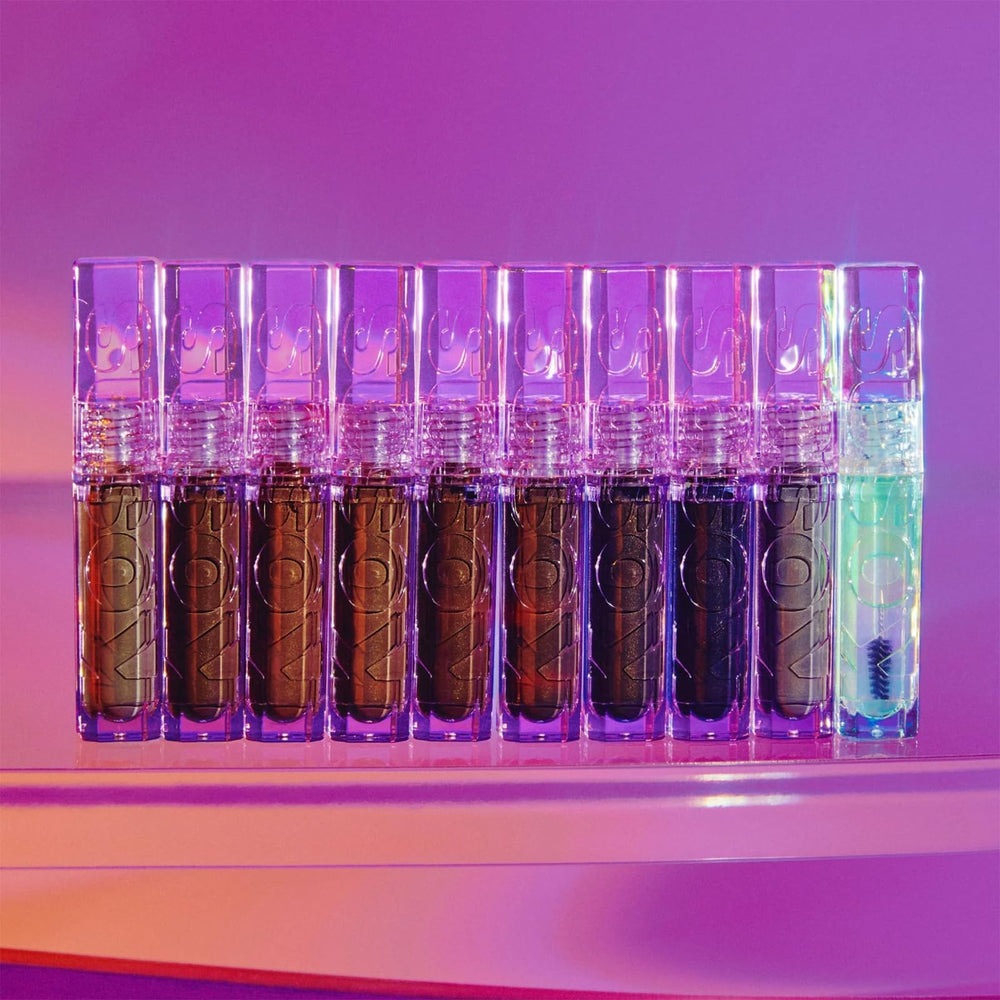 Kosas Air Brow Soft Brown contains 5% castor oil to support brow health.