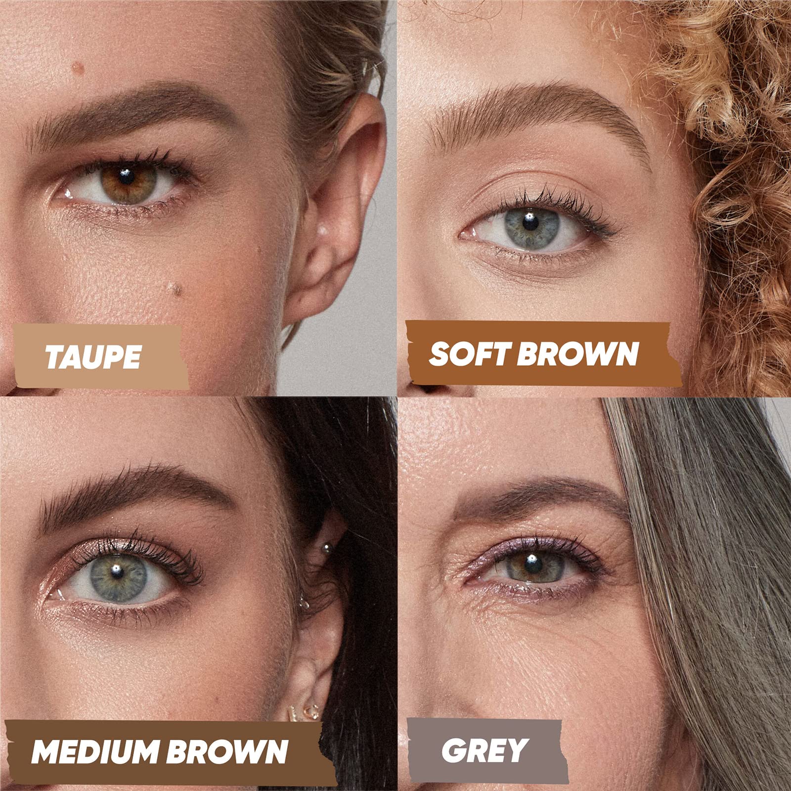 Kosas Air Brow Soft Brown natural ingredients nourish brows while providing vegan conditioning.