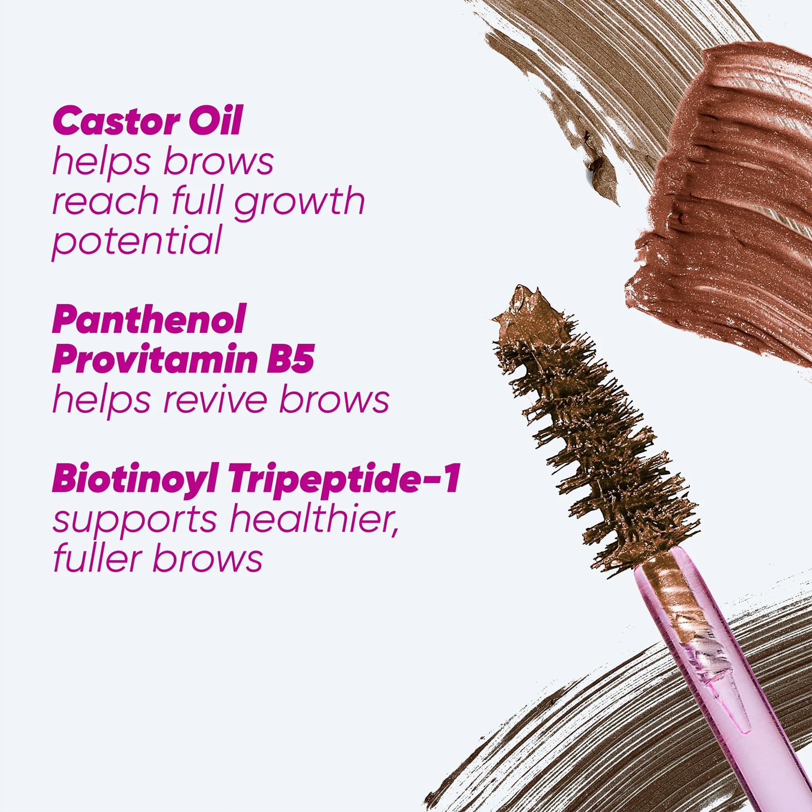 Kosas Air Brow Soft Brown longwear finish delivers durable color without stiffness.