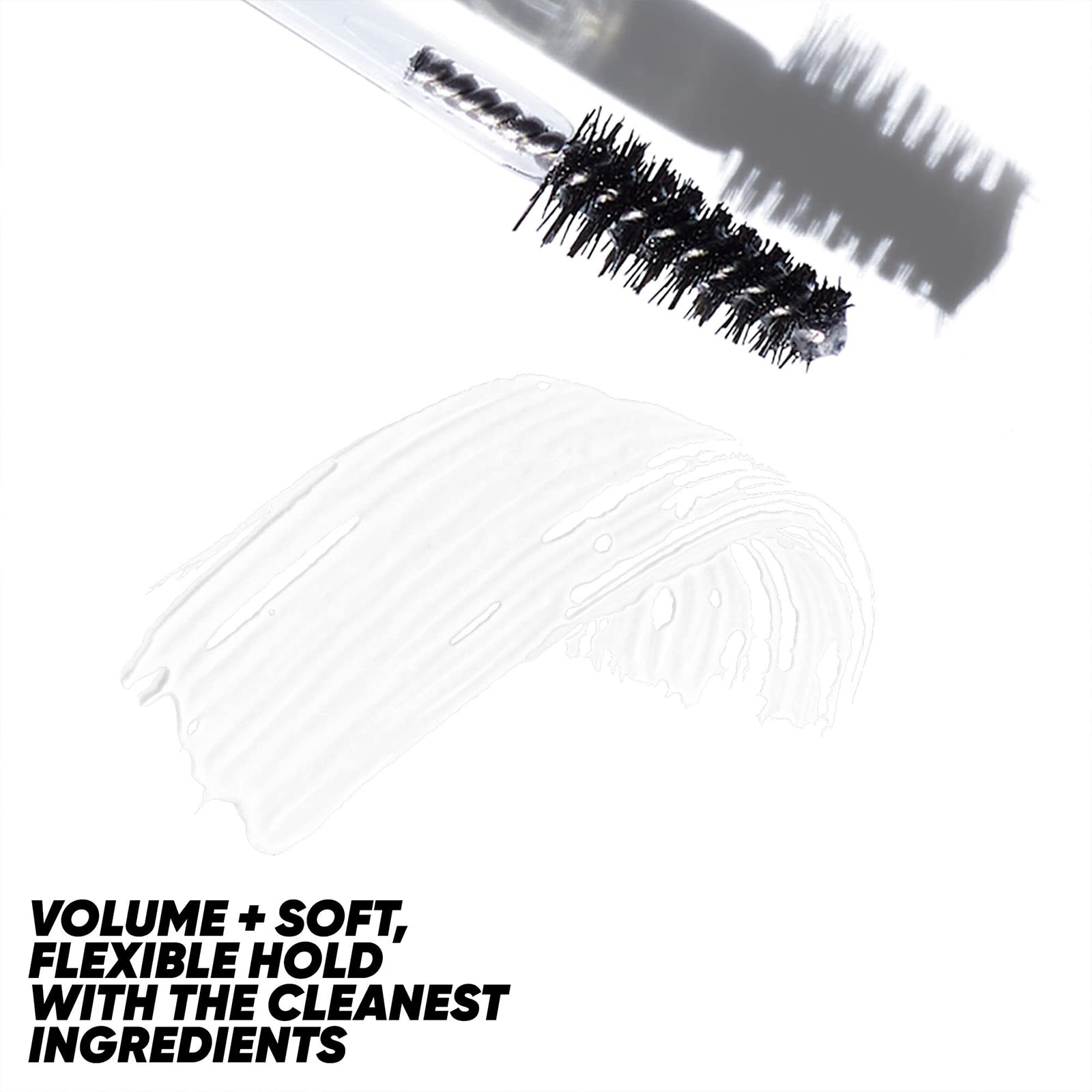 Kosas Air Brow brush application shows feathery volume on the arch.
