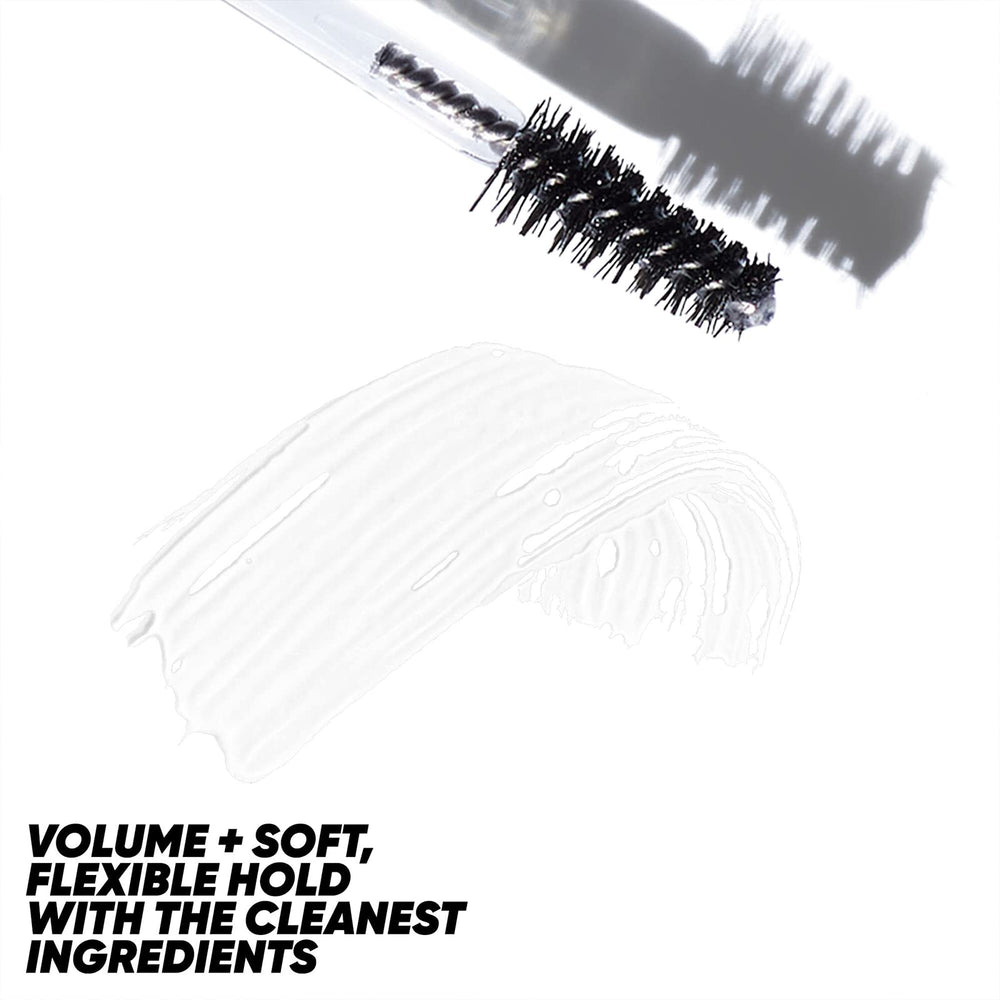 Kosas Air Brow brush application shows feathery volume on the arch.