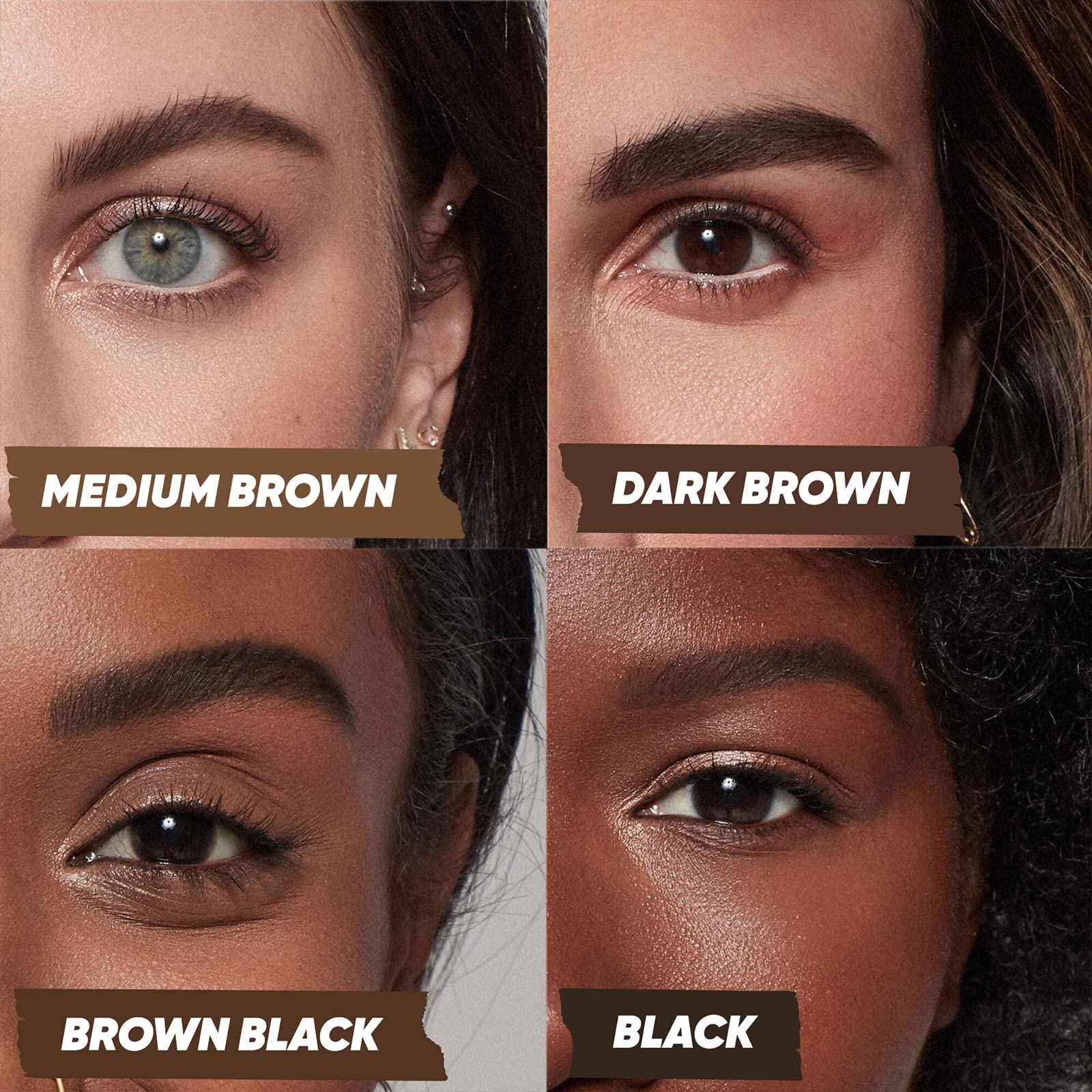 Kosas Air Brow with 5% castor oil nourishes brows.