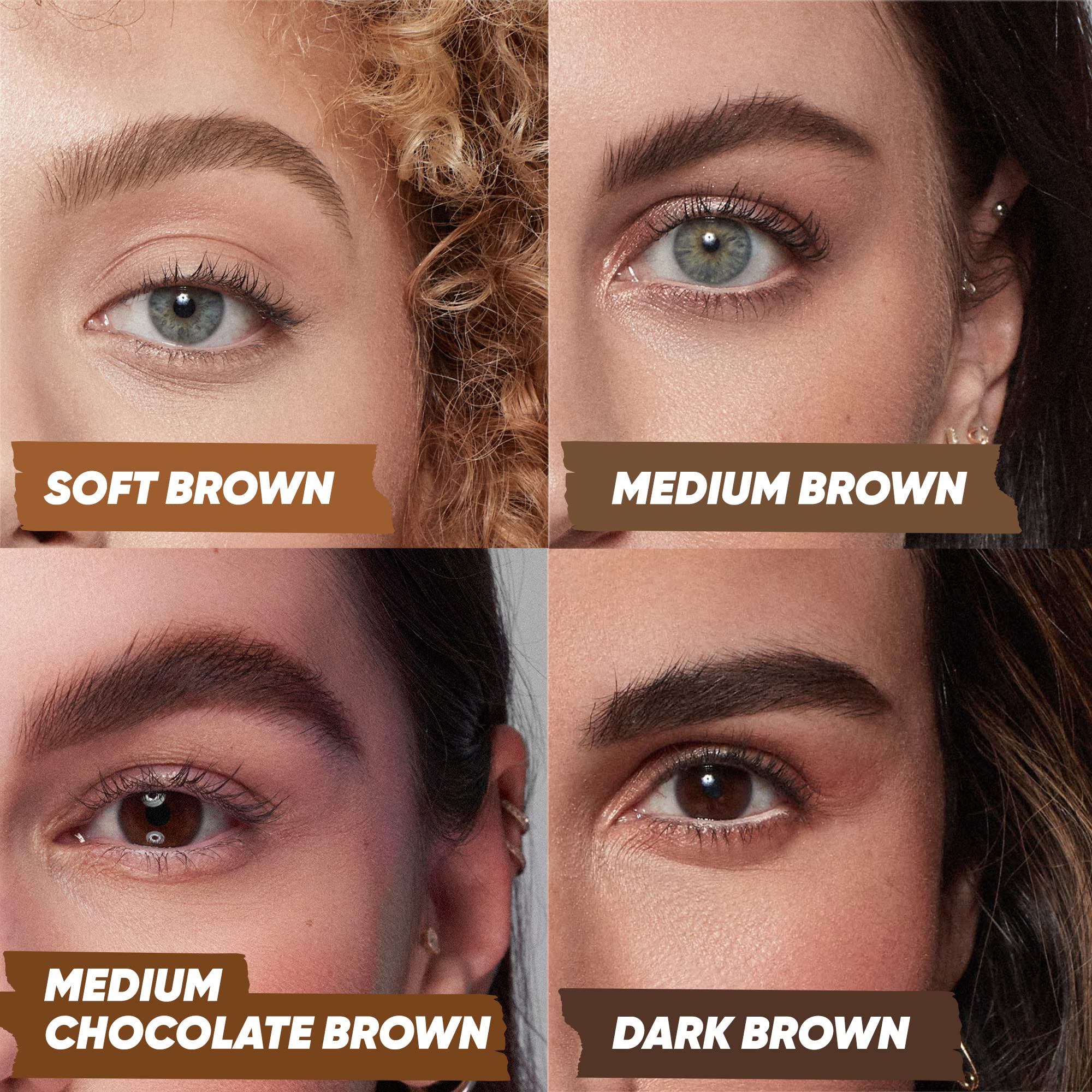 Kosas Air Brow ingredients label highlights 5% castor oil