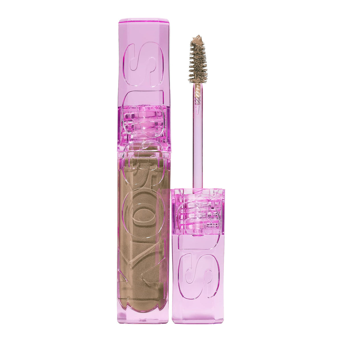 Kosas Air Brow tinted gel taupe bottle shows clean vegan formula for natural brows