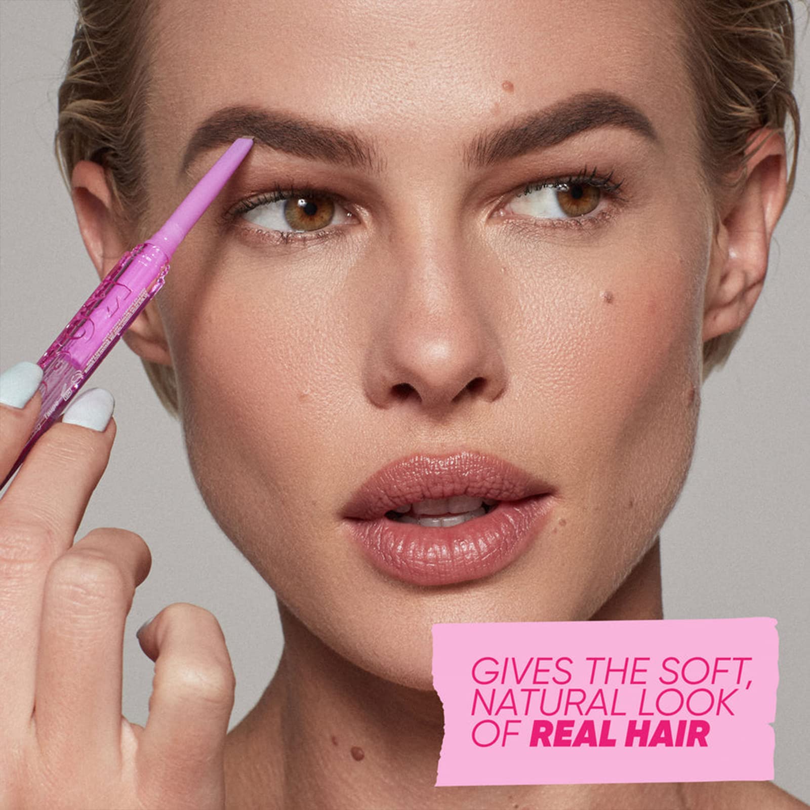 Kosas Brow Pop dual-side design for filling and shaping brows.