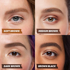 Kosas Brow Pop Nano feathery stroke detail enables precise, natural-looking brows.
