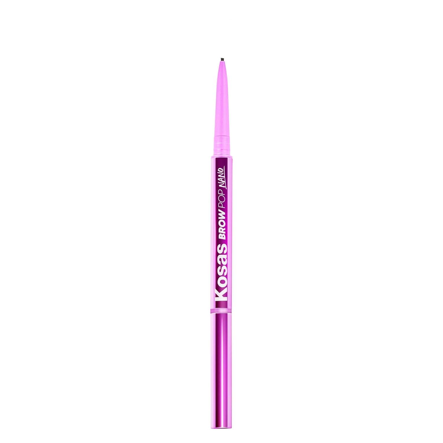 Kosas Brow Pop Nano precision tip close-up for ultra-fine hairlike strokes.