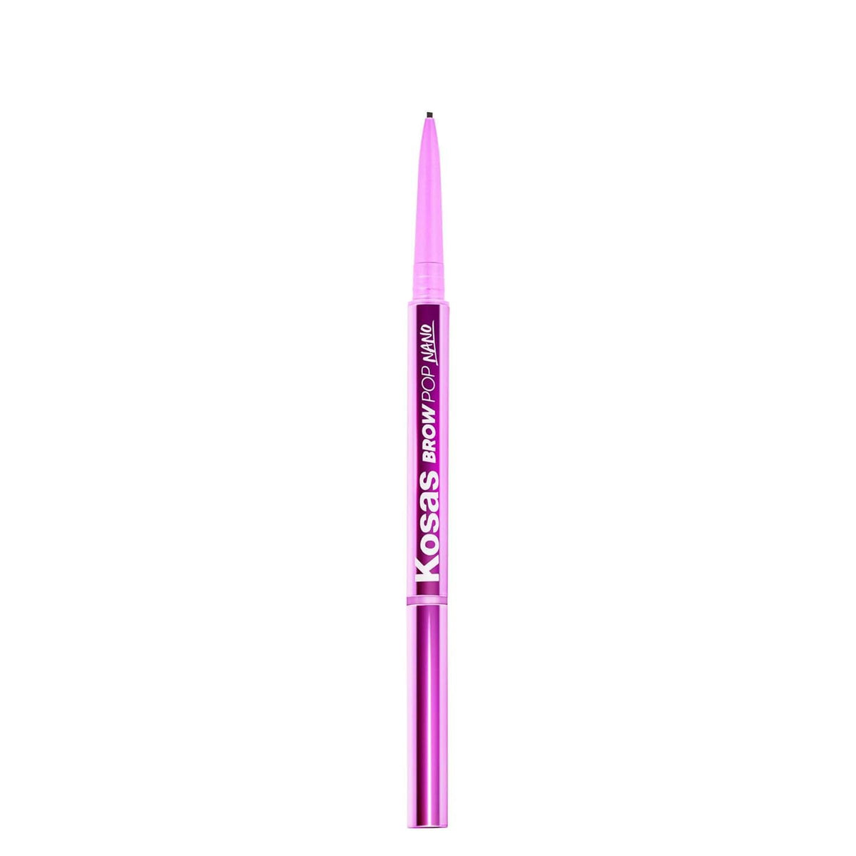 Kosas Brow Pop Nano precision tip close-up for ultra-fine hairlike strokes.