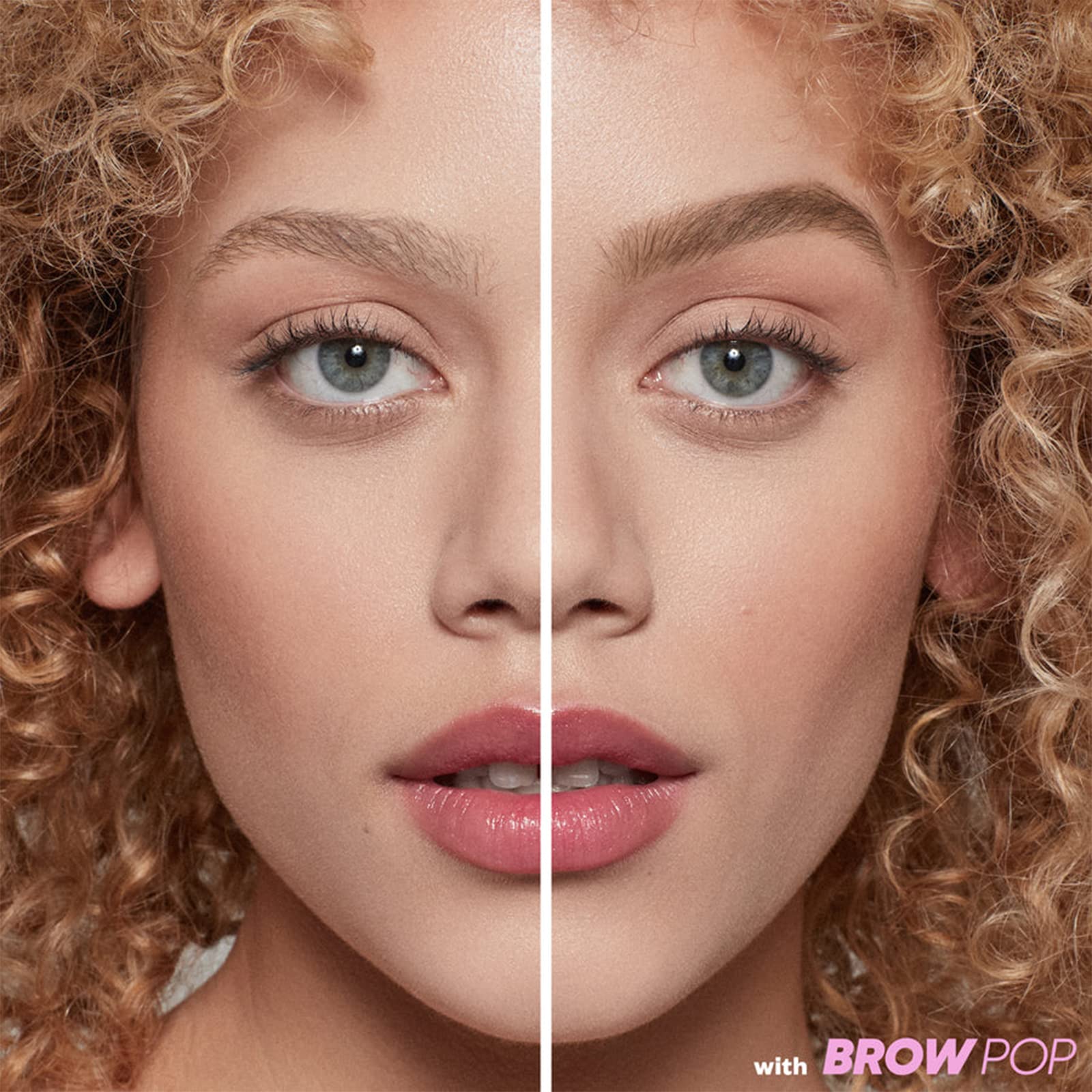 Kosas Brow Pop spoolie blends for a seamless finish.