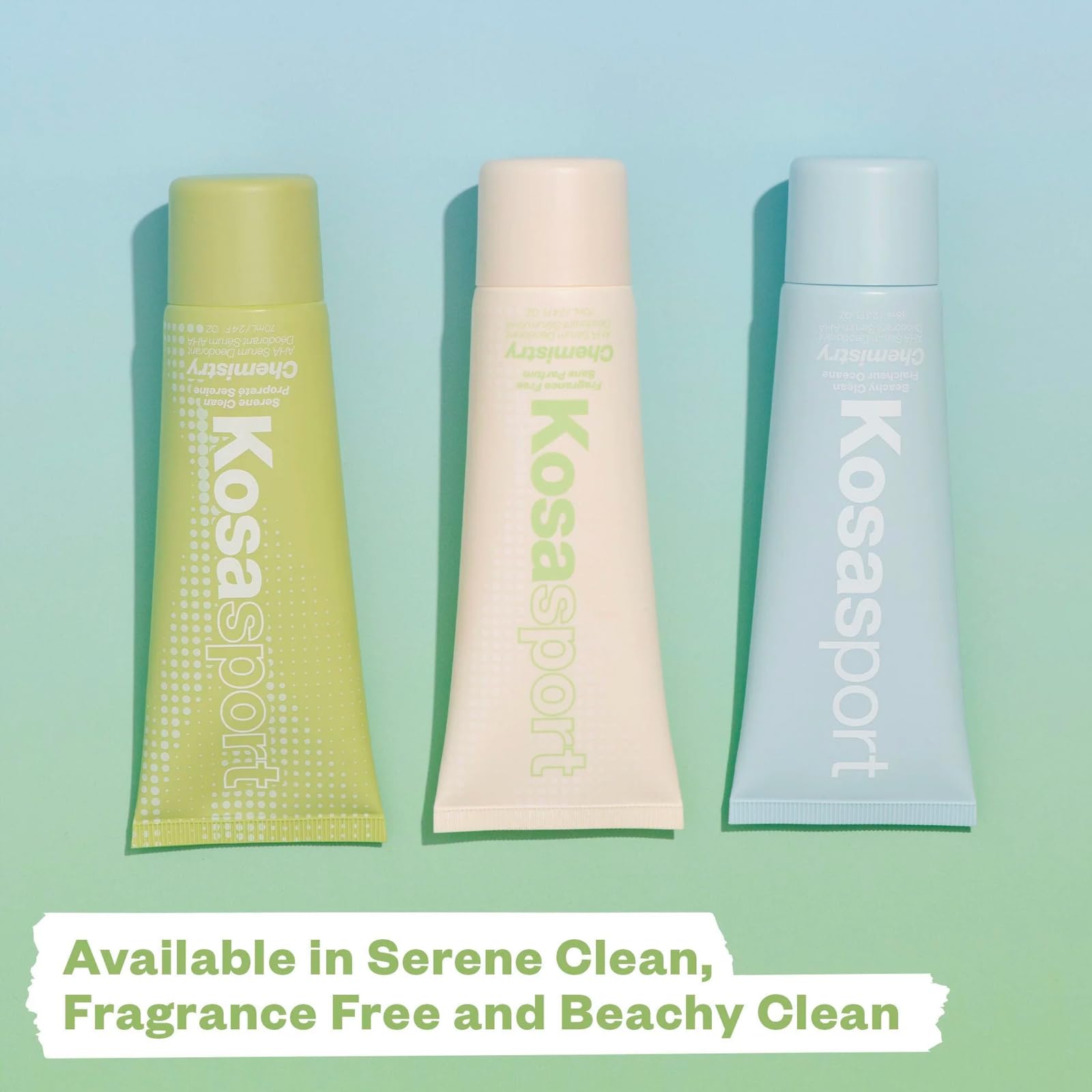 Kosas Chemistry cruelty-free vegan brand signals ethical skincare option.