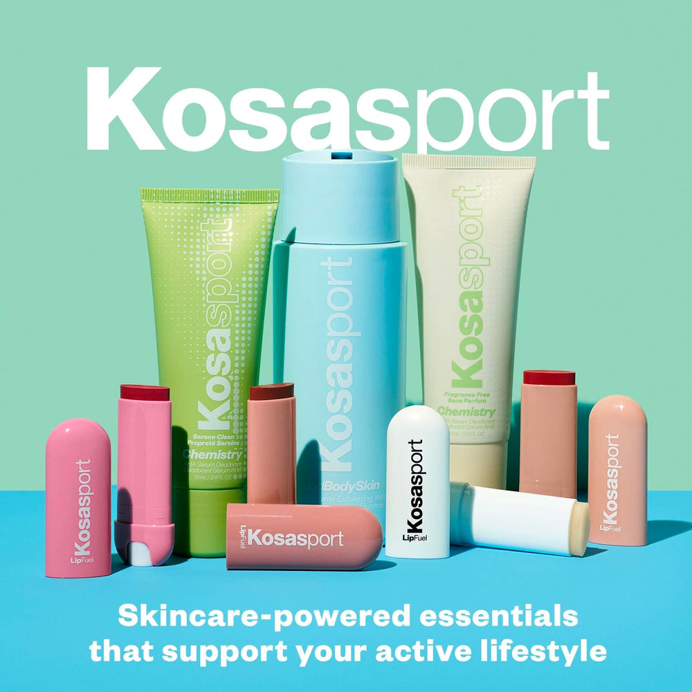 Kosas Chemistry Deodorant daily-use routine shot showing shake-roll-go simplicity