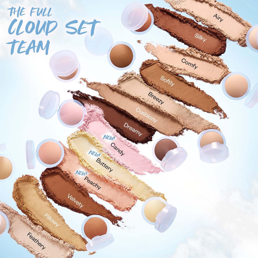 Kosas Cloud Set airy texture feels lightweight on the skin