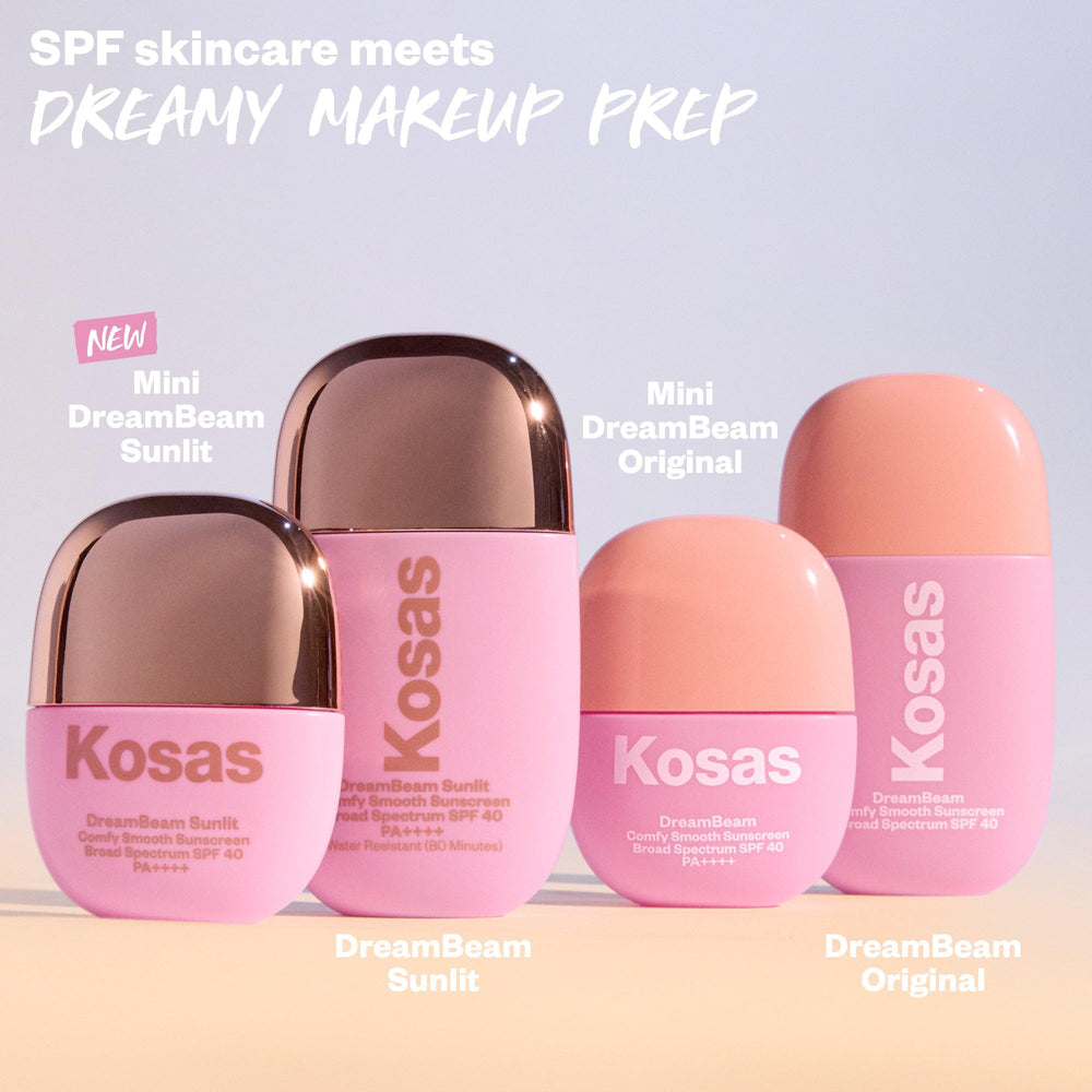 Kosas DreamBeam clinical test results summary indicating moisturization support.