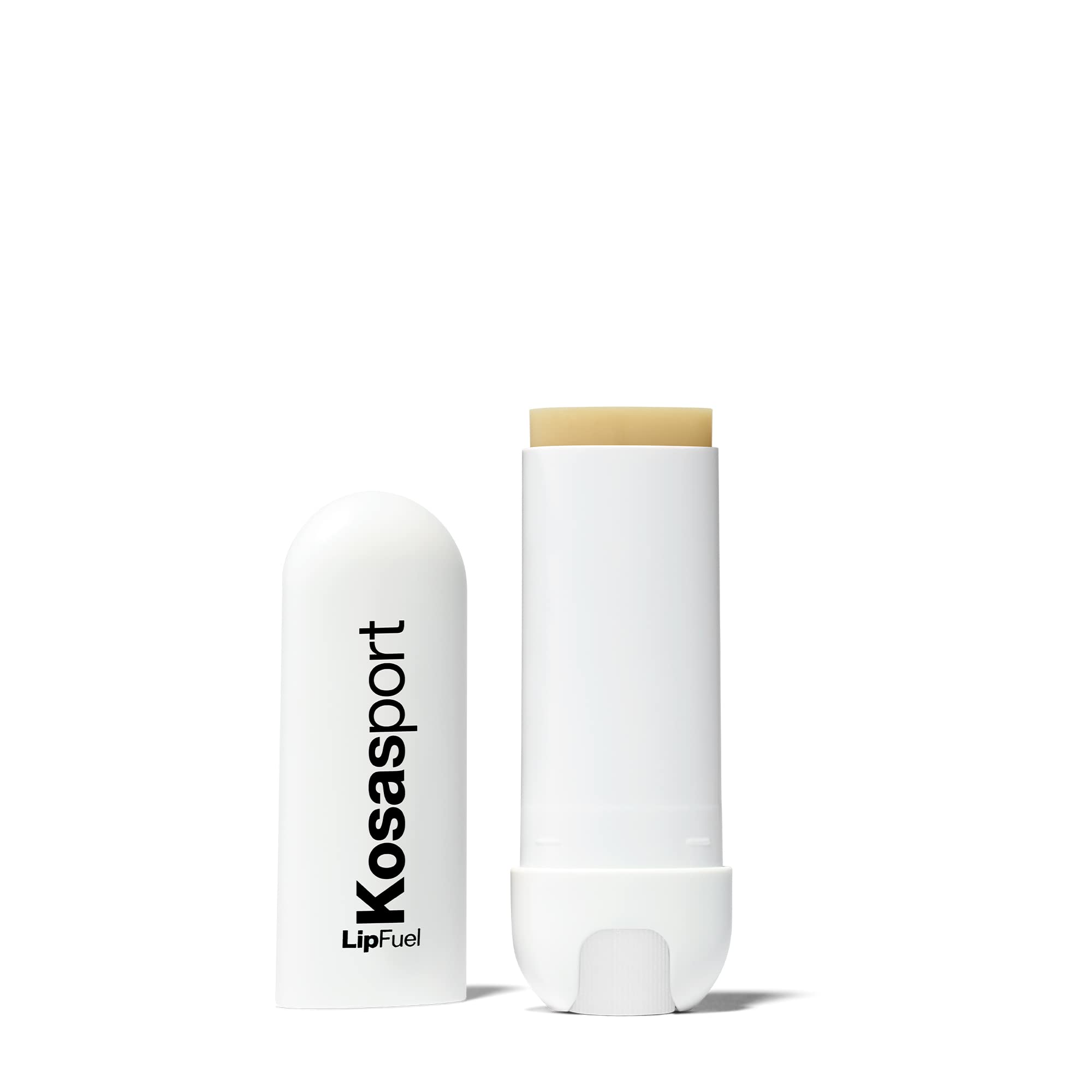 Kosas Lipfuel clean ingredients badge signals cruelty-free and gluten-free care.