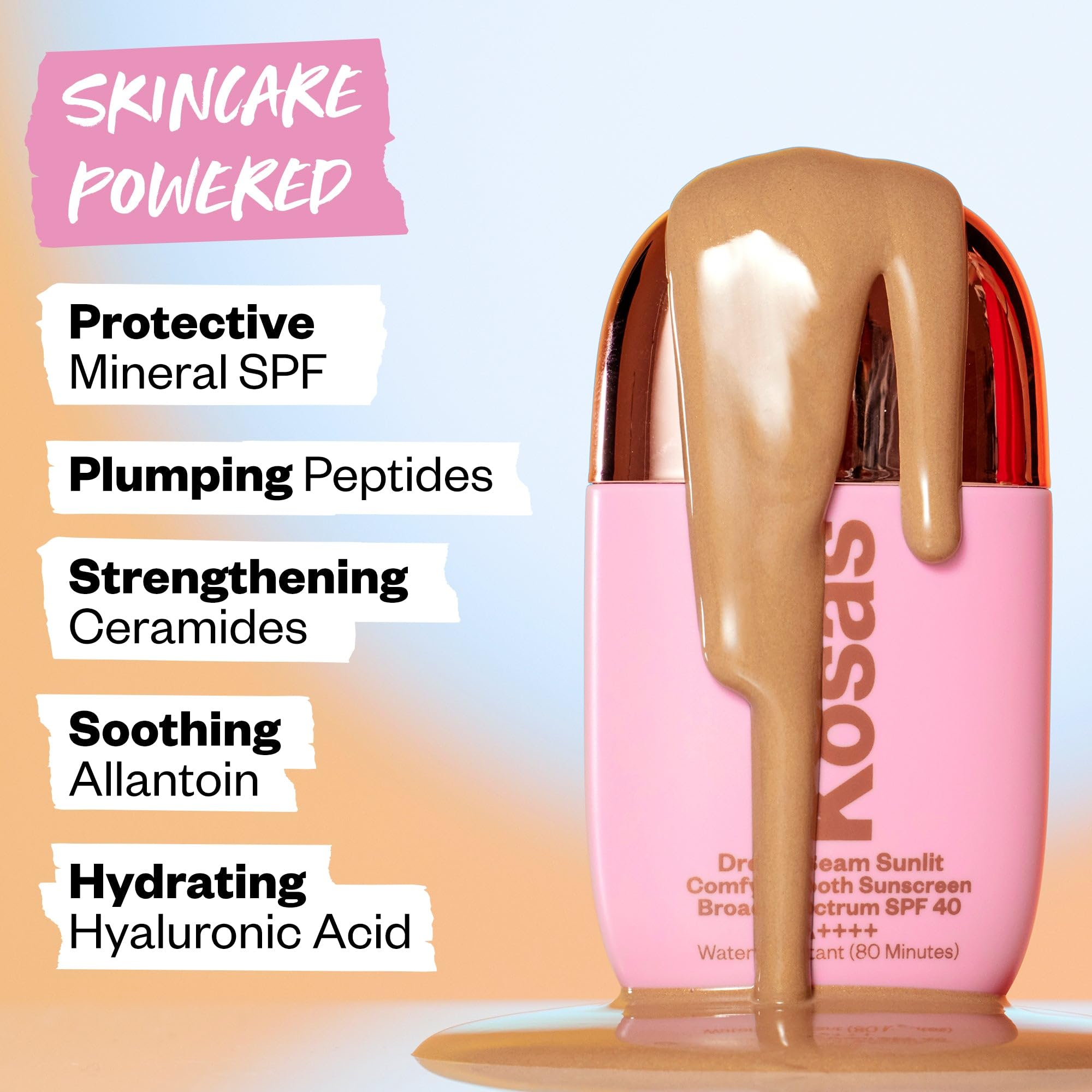 Kosas Mini DreamBeam highlights ceramides and peptides for plump, firm skin