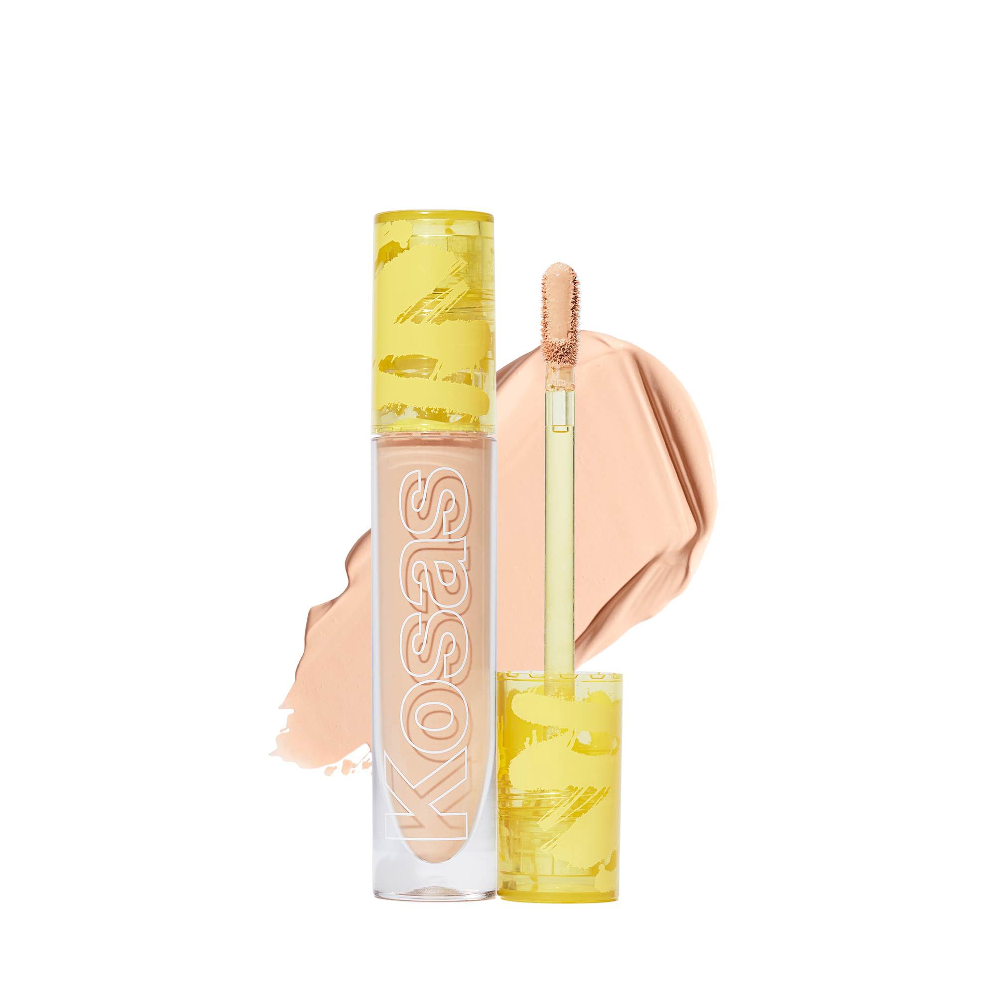 Kosas Revealer Concealer packaging highlights vegan clean formula for long-lasting wear.