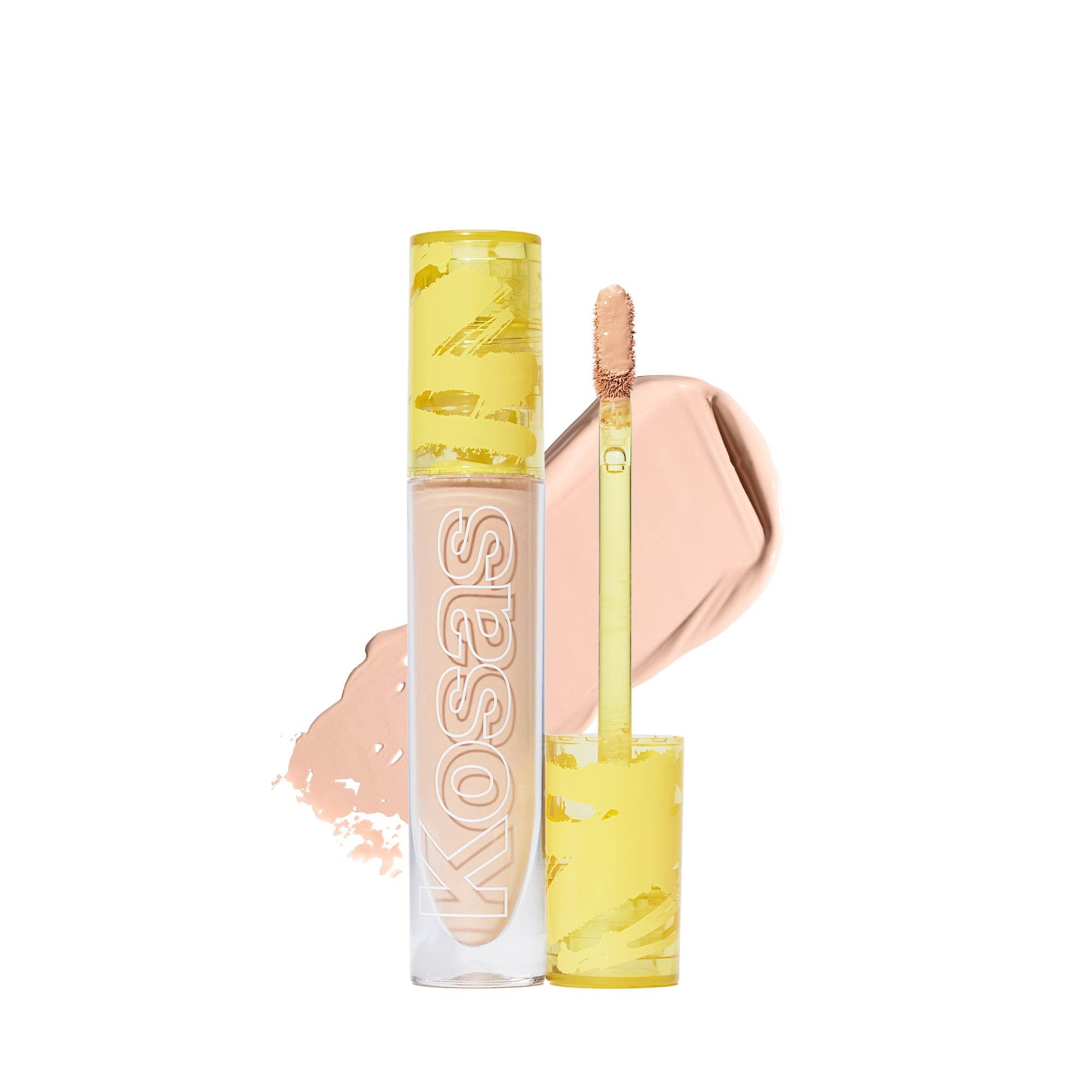 Kosas Revealer Concealer Tone 4.5 N application for under-eye brightness and hydrated coverage