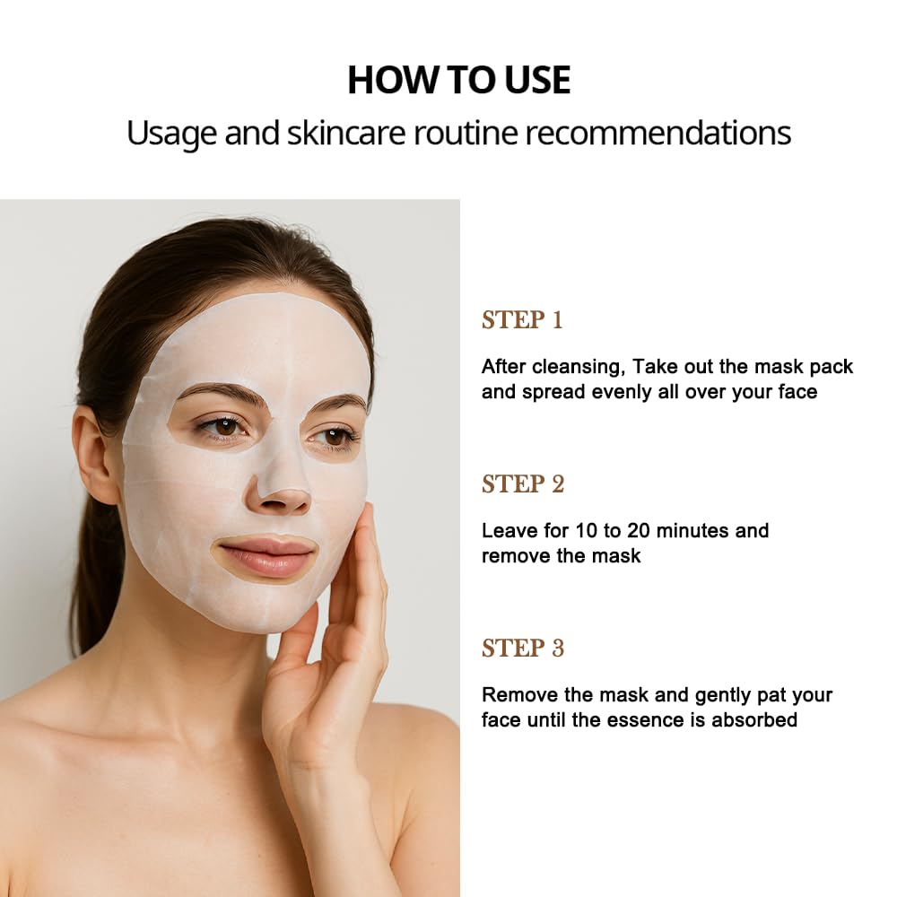 KOSBEAUTY NACIFIC variety sheet masks suitable for all skin types.