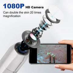 Kosimai Black Head Remover app-stream demonstrates real-time skin detail on-device display.