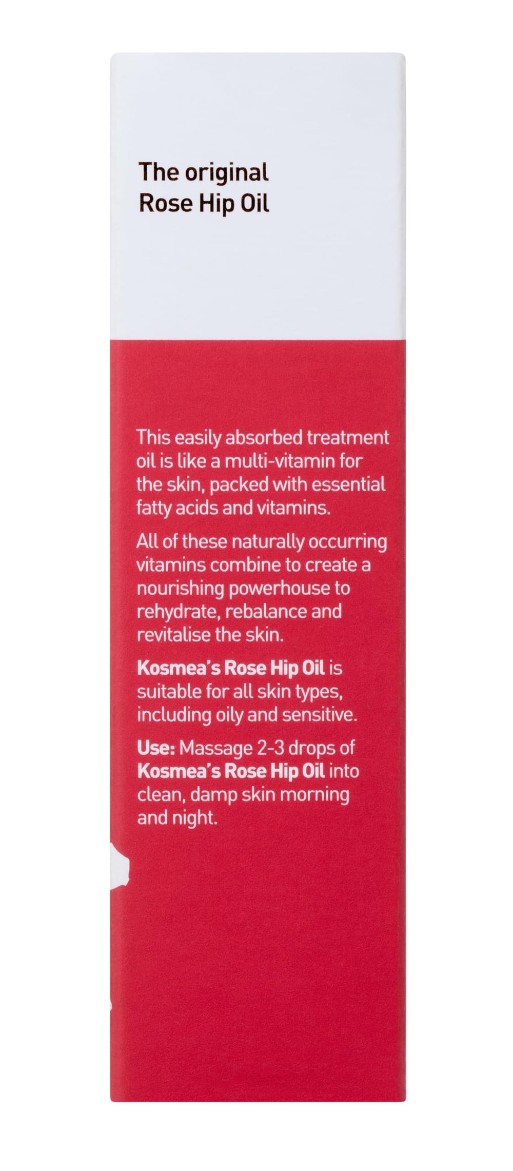Kosmea Rosehip Oil Hall of Fame badge reinforces trusted beauty credentials.