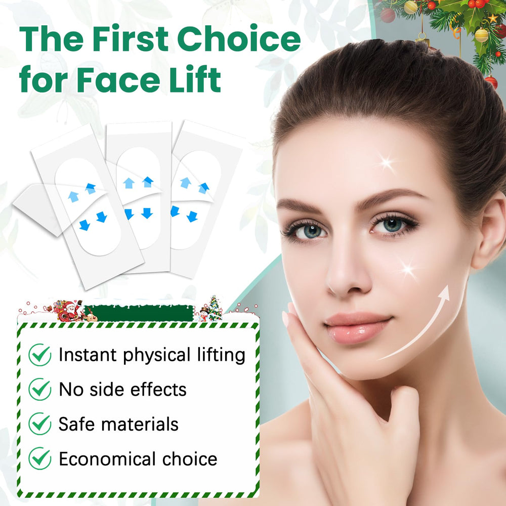 KOSOBO face-jaw contour tape demonstrates discreet lift around jawline