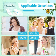 KOSOBO Face Lift Tape lifts cheeks for a refreshed look around the smile