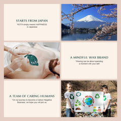 KOTAMU Jasmine hard wax beads for legs, tackling stubborn leg hair at home.