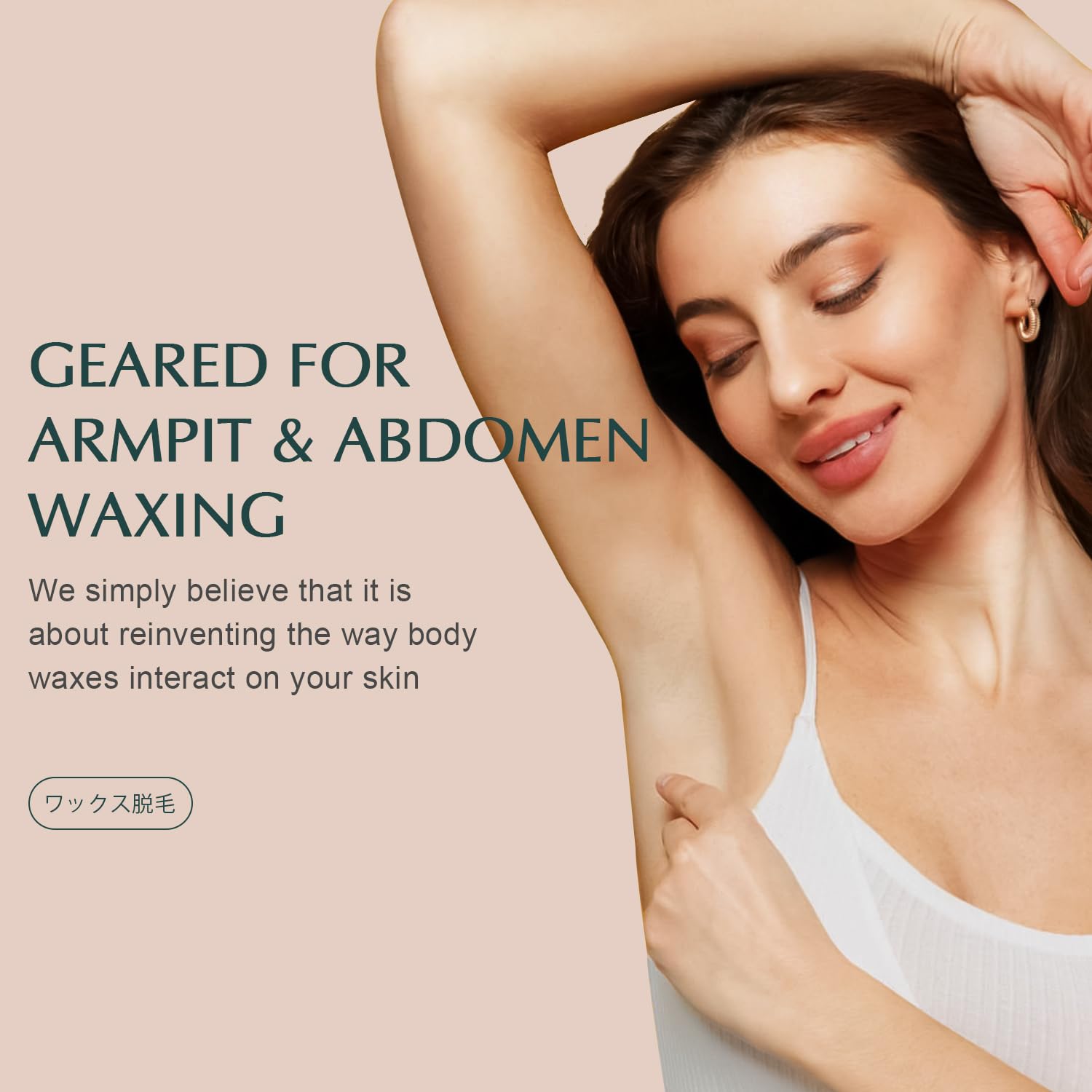 KOTAMU jasmine wax beads for leg waxing at home.