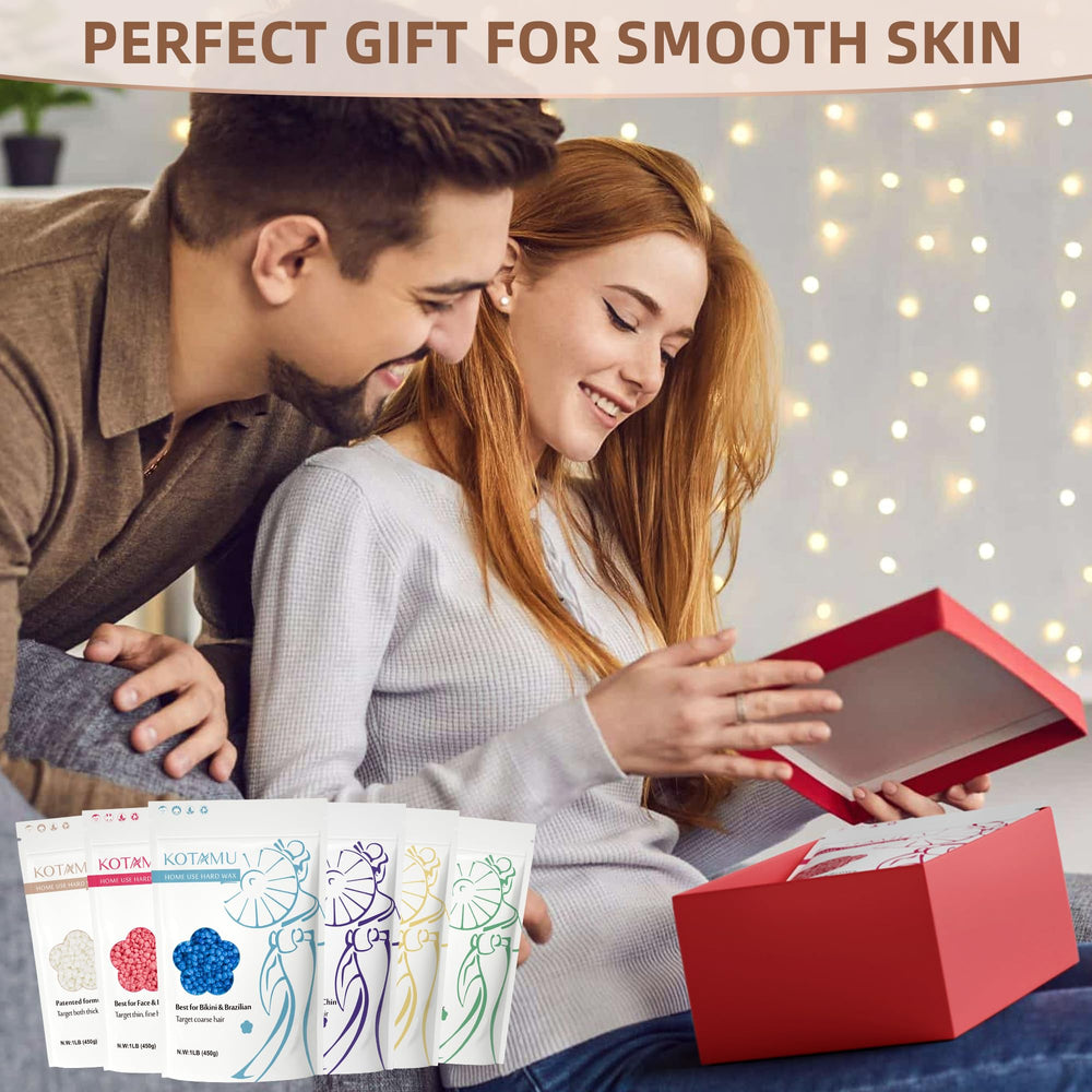 KOTAMU waxing beads dermatologically tested and cruelty-free for mindful care.
