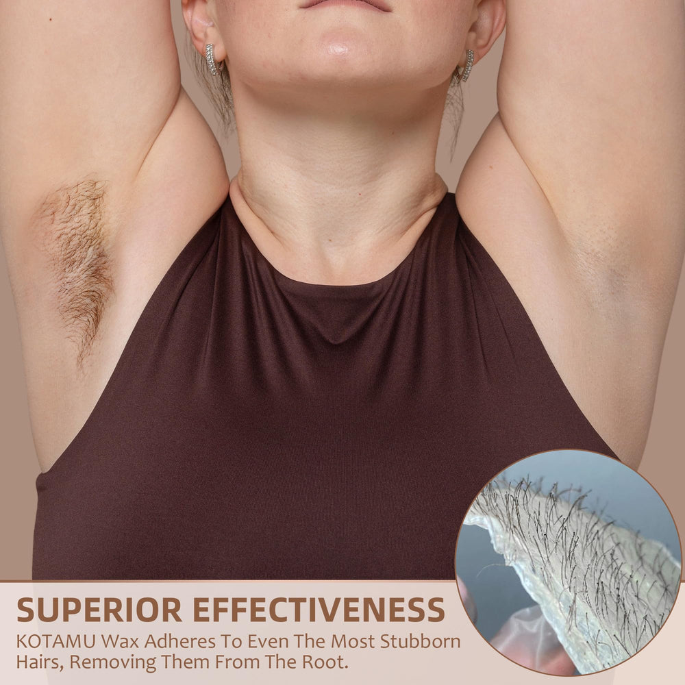 KOTAMU sensitive-skin wax formula designed for skin-friendly waxing